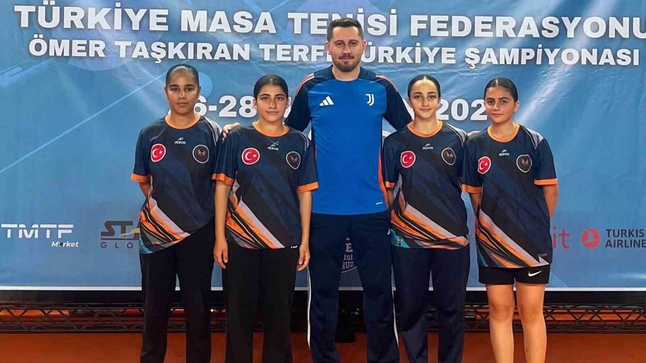 Silvan'dan tarihi adım: masa tenisi takımı 3. lige çıktı