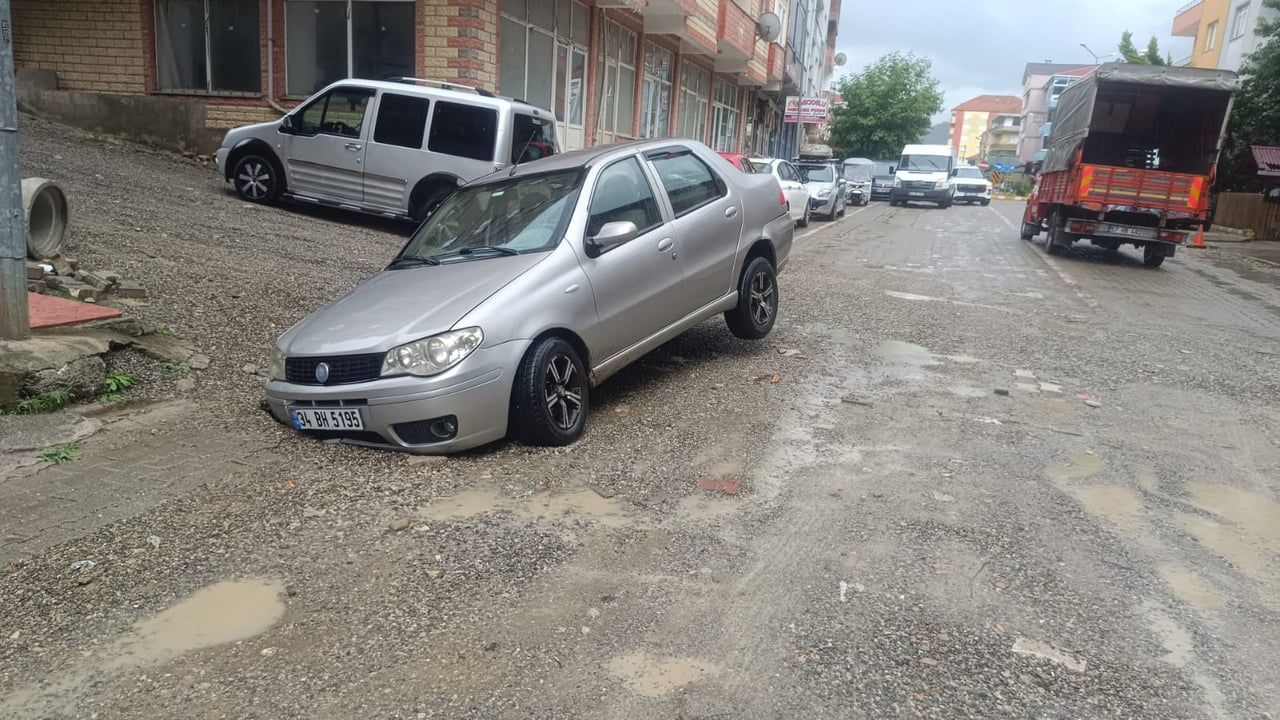 Sinop Türkeli'yi sağanak yağış etkiledi