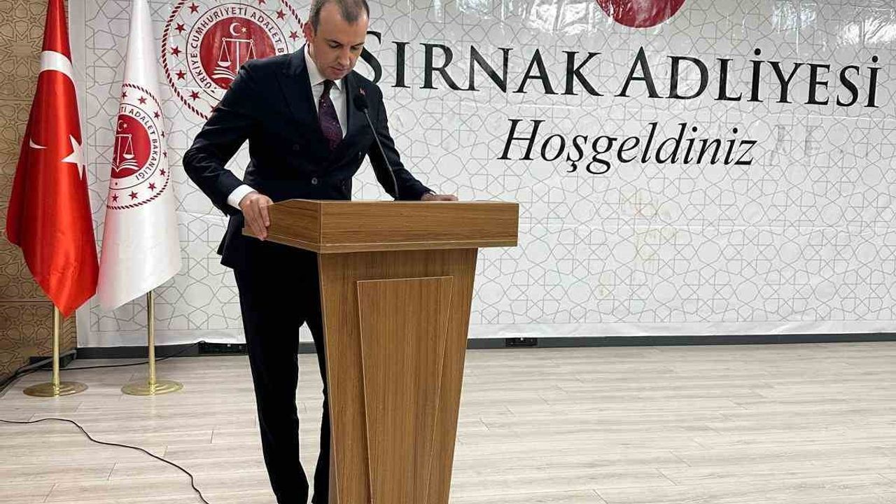 Şırnak'ta görev değişiklikleri: başsavcı Hayrullah Şahin için veda programı