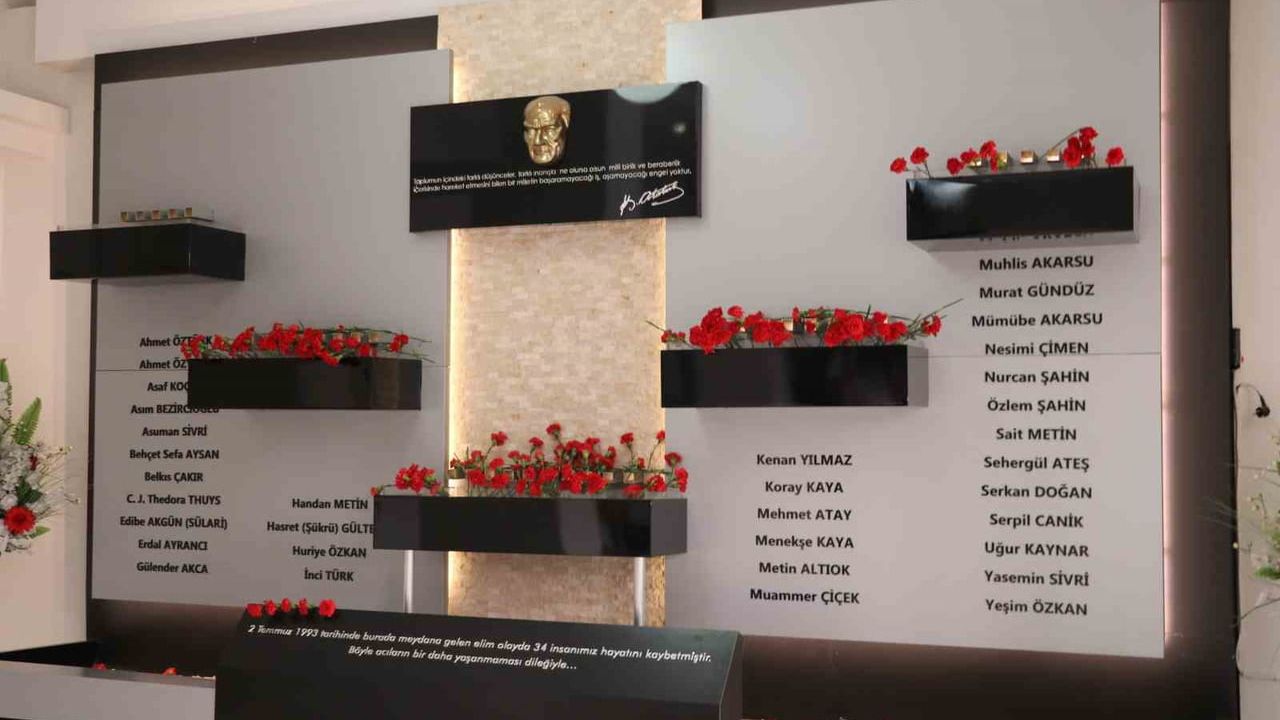 Sivas olaylarında hayatını kaybedenler anıldı