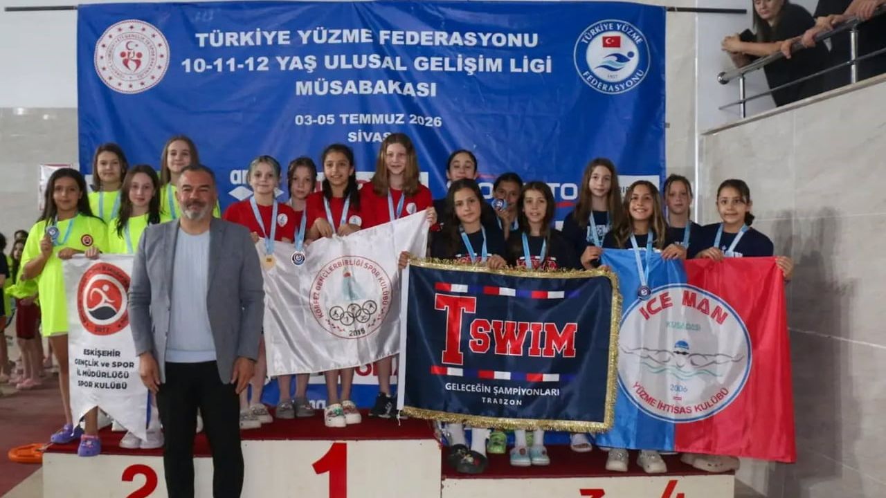 Sivas'ta 10-11-12 yaş ulusal gelişim ligi 1. etap müsabakaları tamamlandı