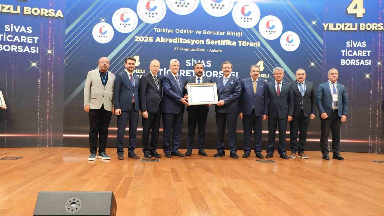 Sivas ticaret borsası hizmet kalitesini TOBB akreditasyonuyla dünya standartlarına taşıdı