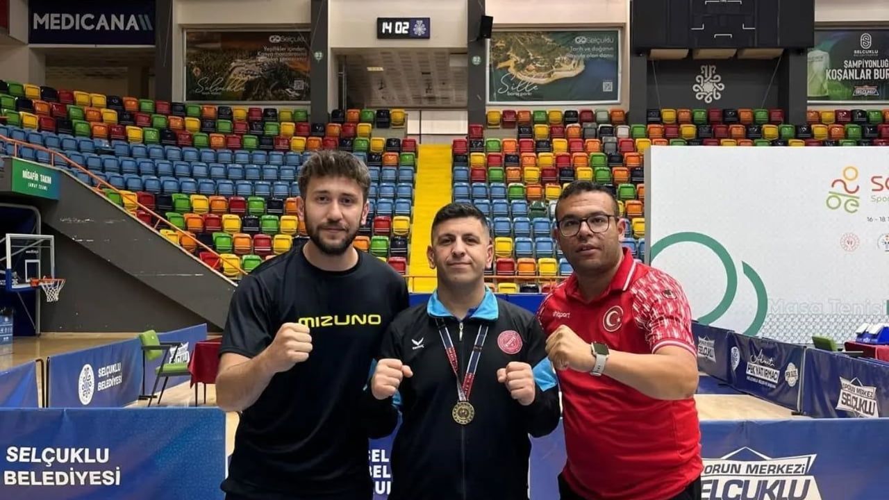 Sivaslı sporcu Garip Olcaş'tan ülke birinciliği