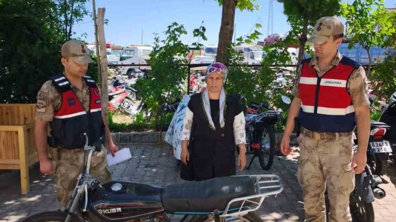 Siverek'te üç ay sonra sahibine kavuşan motosiklet