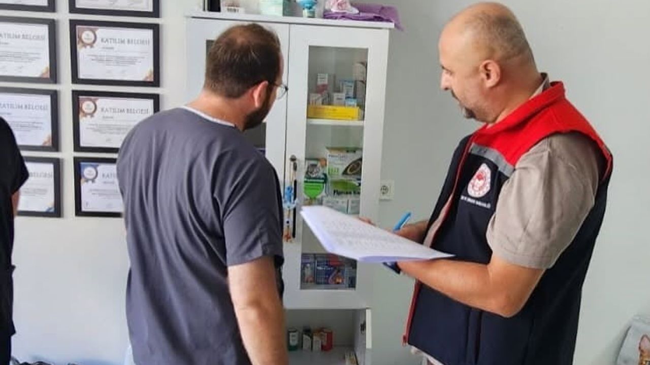 Söke'de veteriner muayenehanelerine mevzuat ve donanım denetimi