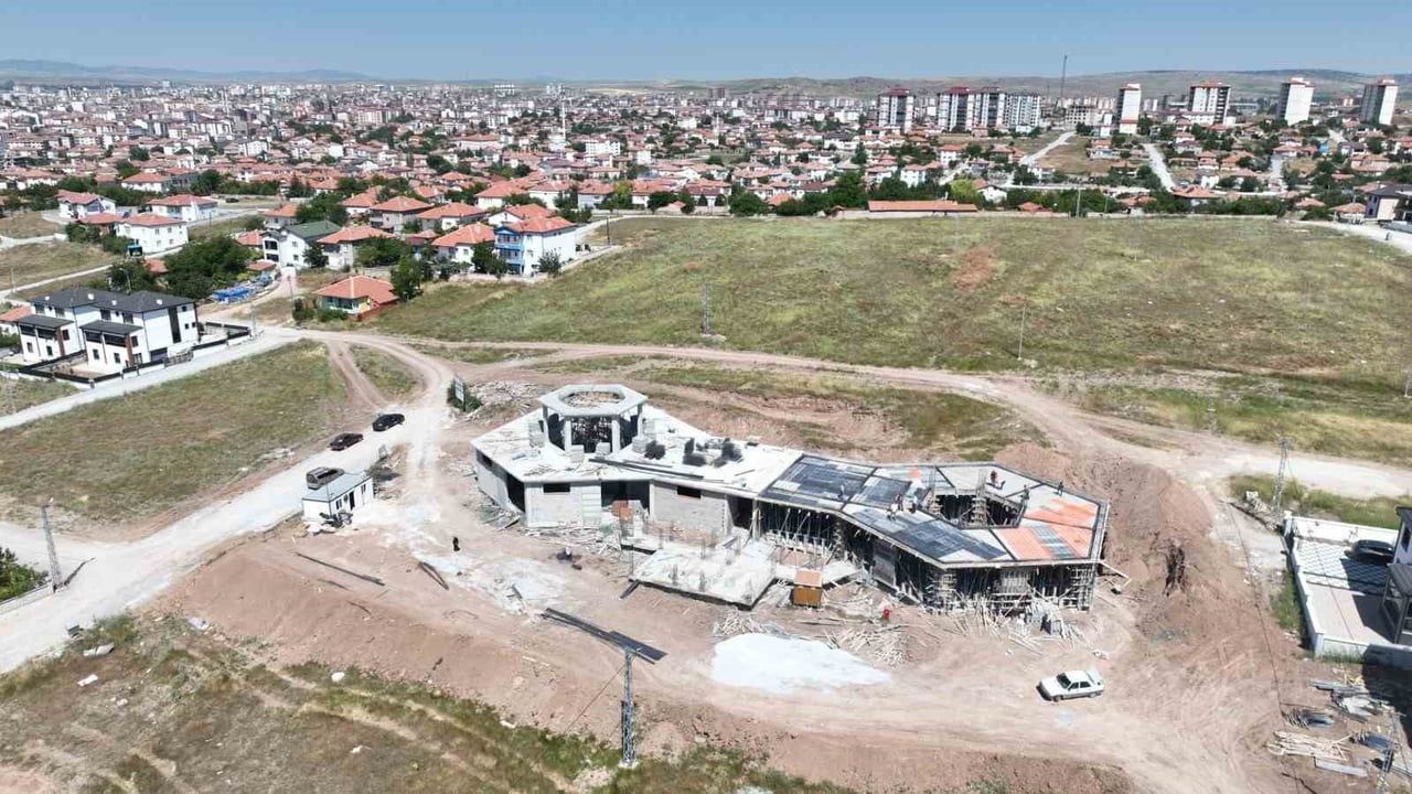 Sorgun Belediyesi termal hamamı inşaatı hızla ilerliyor