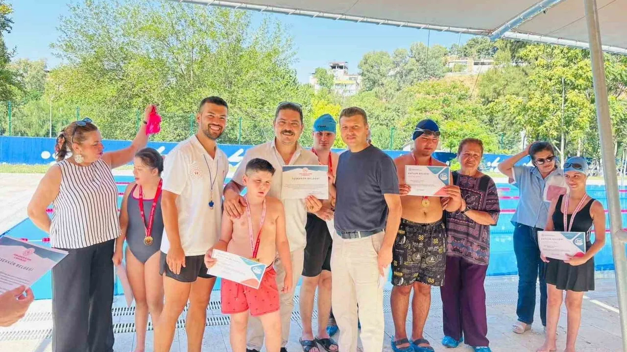 Sporla gelen mutluluk: Aydın'da özel gençler ilk ayın sevincini madalyayla yaşadı