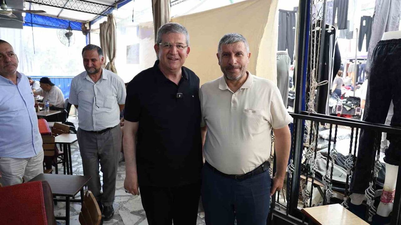 Subaşıoğlu Kuşpınar pazaryeri esnafını ziyaret etti