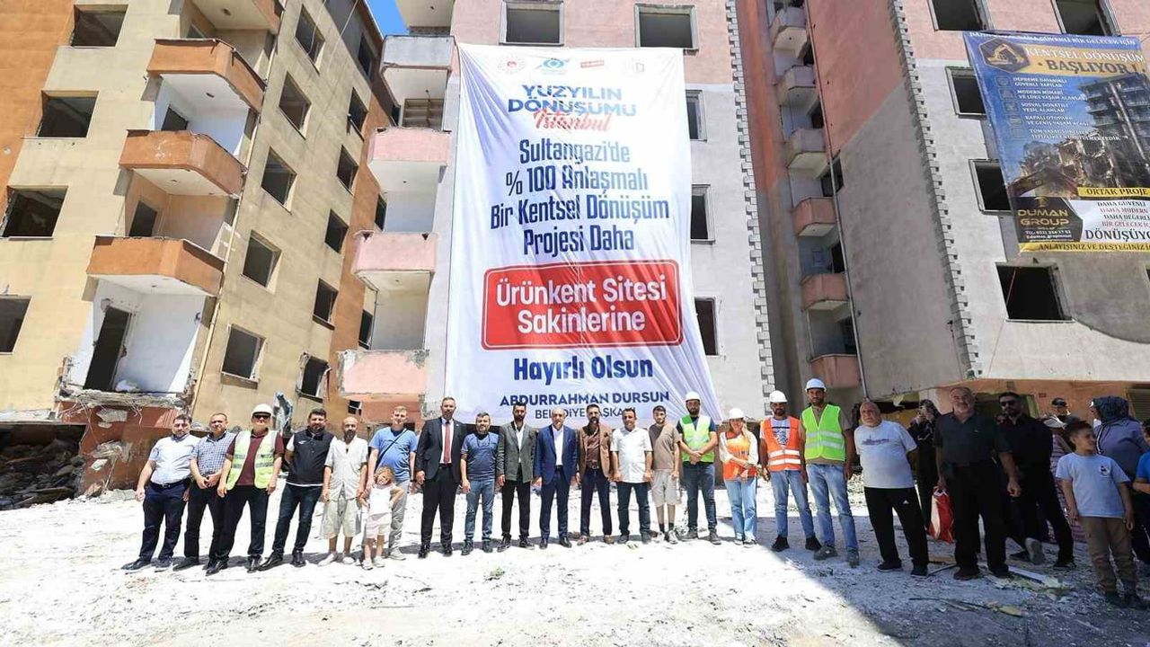 Sultangazi’de Ürünkent sitesi kentsel dönüşüm kapsamında yeniden yapılacak