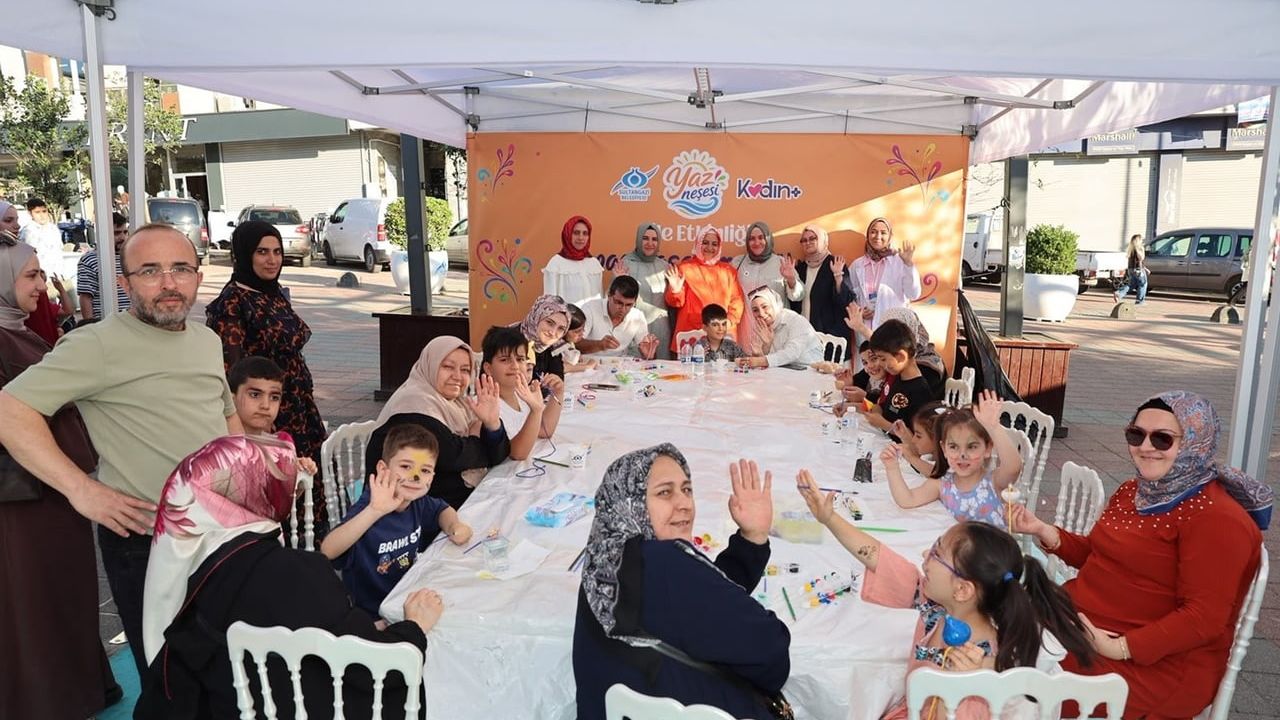Sultangazi'de yaz neşesi aile etkinlikleri ilgi gördü