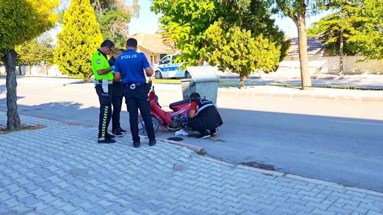 Sultanhanı'nda motosiklet sürücüsü kalp krizi geçirerek hayatını kaybetti
