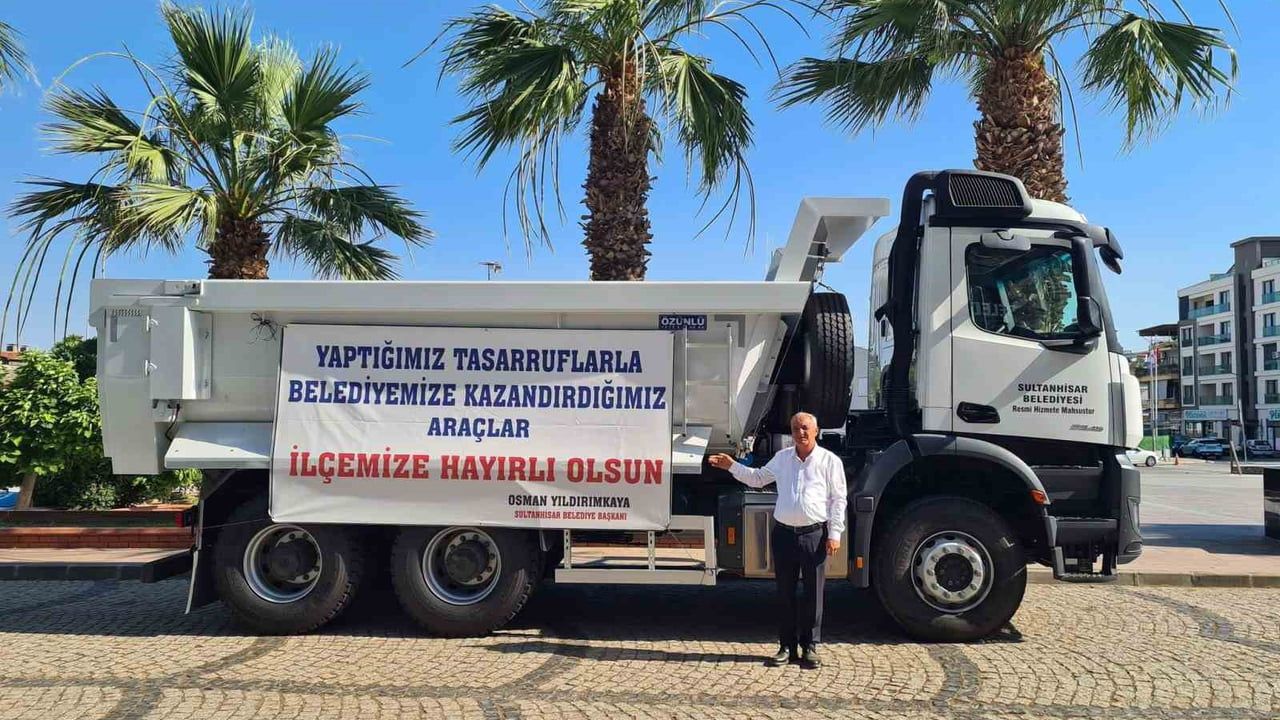 Sultanhisar belediyesi bütçeden ek yük olmadan yeni hizmet aracı aldı