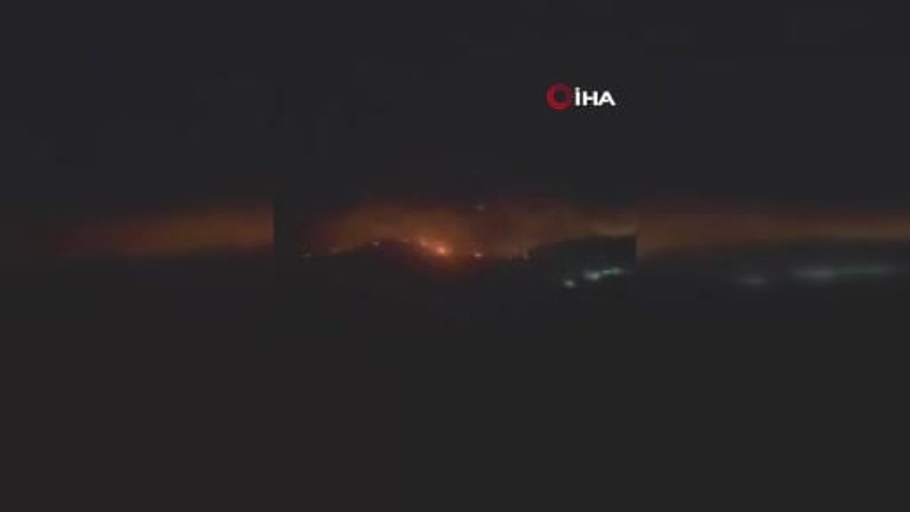 Susurluk'ta rüzgârla mücadele: gece karadan müdahale, 450 hektar etkilendi