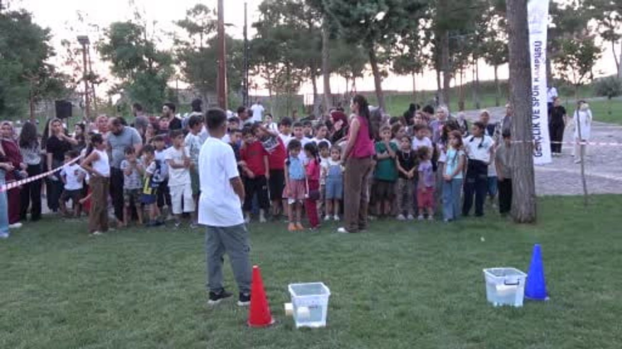 Tarihi kalede çocuk kahkahaları: Siverek'te spor ve eğlence karnavalı