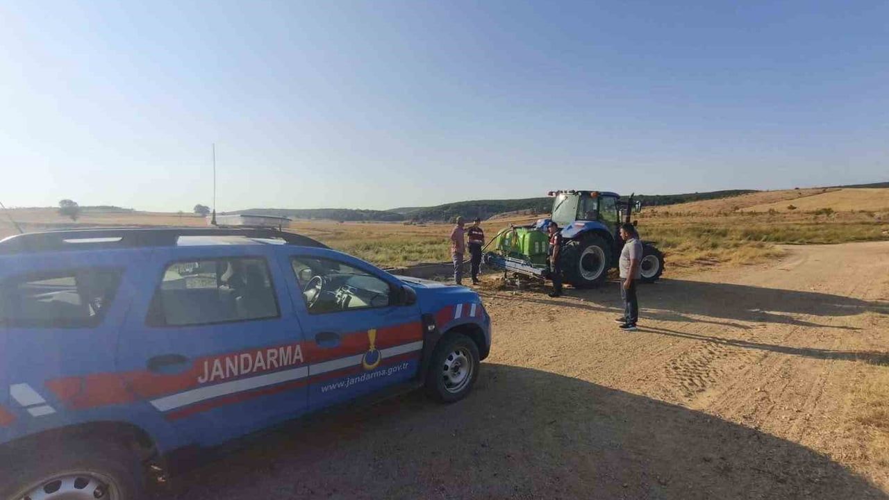 Tarla nöbeti: jandarma hasat döneminde yangın riskine karşı sahada