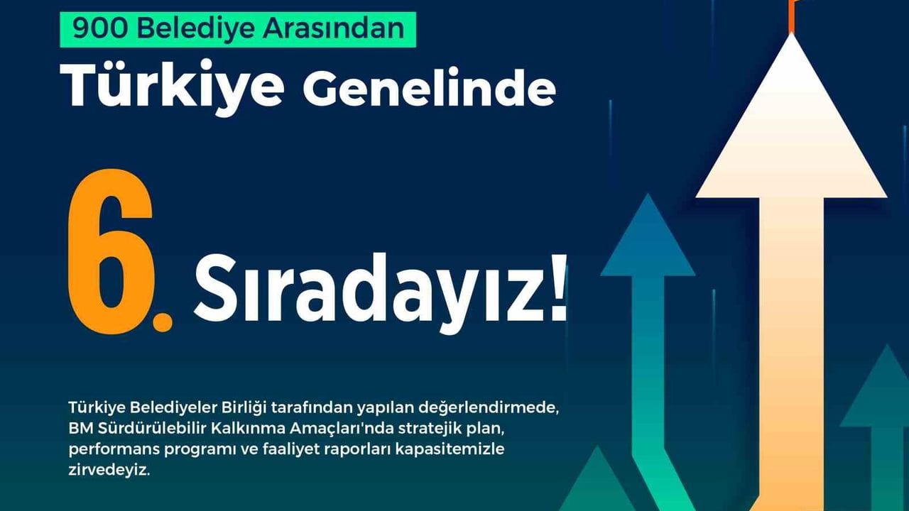 Tarsus belediyesi sürdürülebilir kalkınma amaçlarında Türkiye 6’ncısı oldu