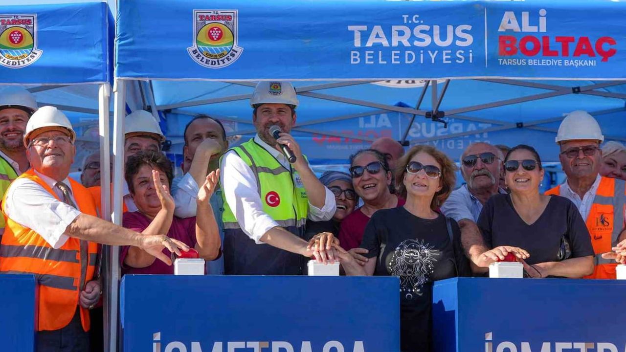 Tarsus'ta ismetpaşa kentsel dönüşümünde ilk beton döküldü, inşa süreci başladı