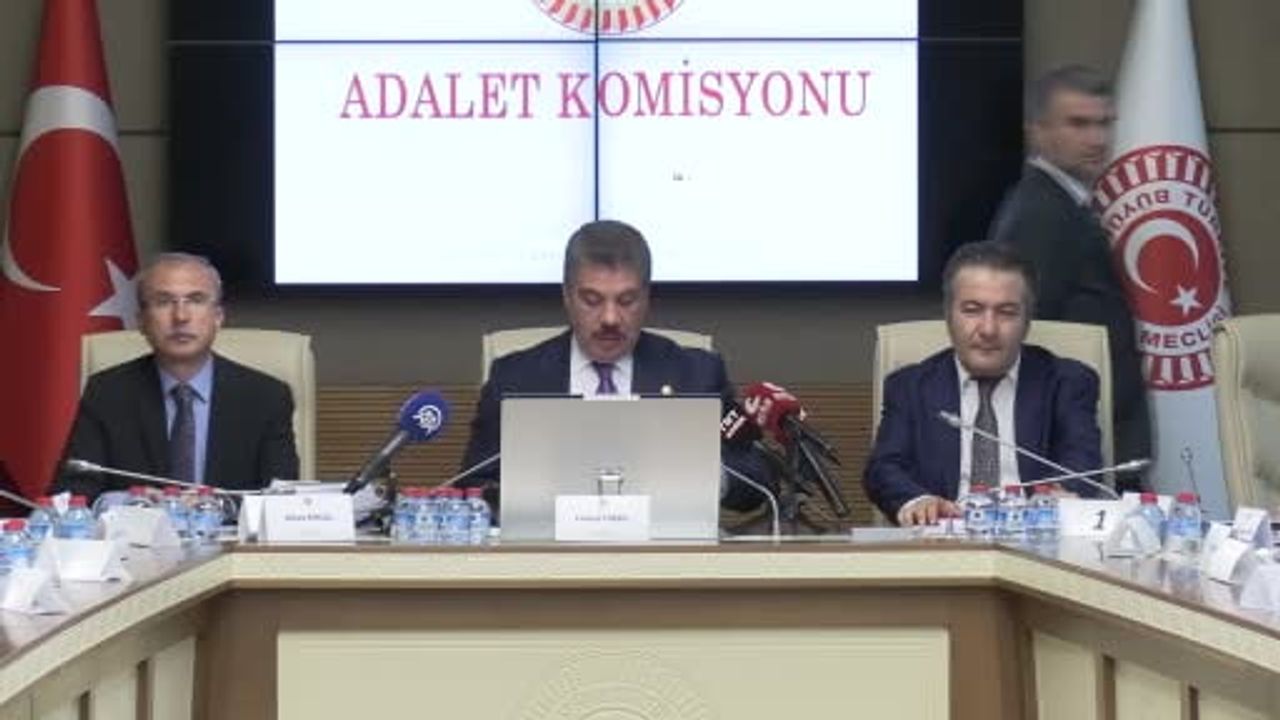 TBMM Adalet Komisyonu suça sürüklenen çocuklara ilişkin kanun teklifini görüştü