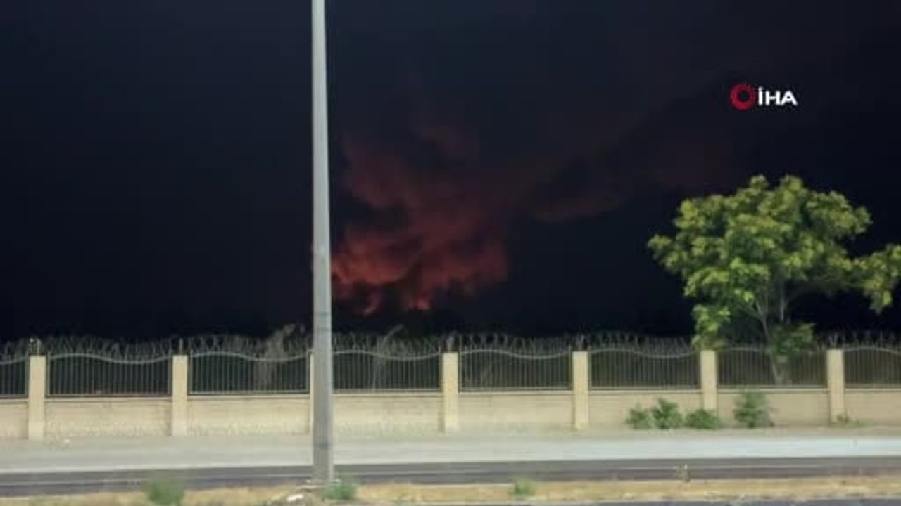 TEI Eskişehir yerleşkesinde yangın