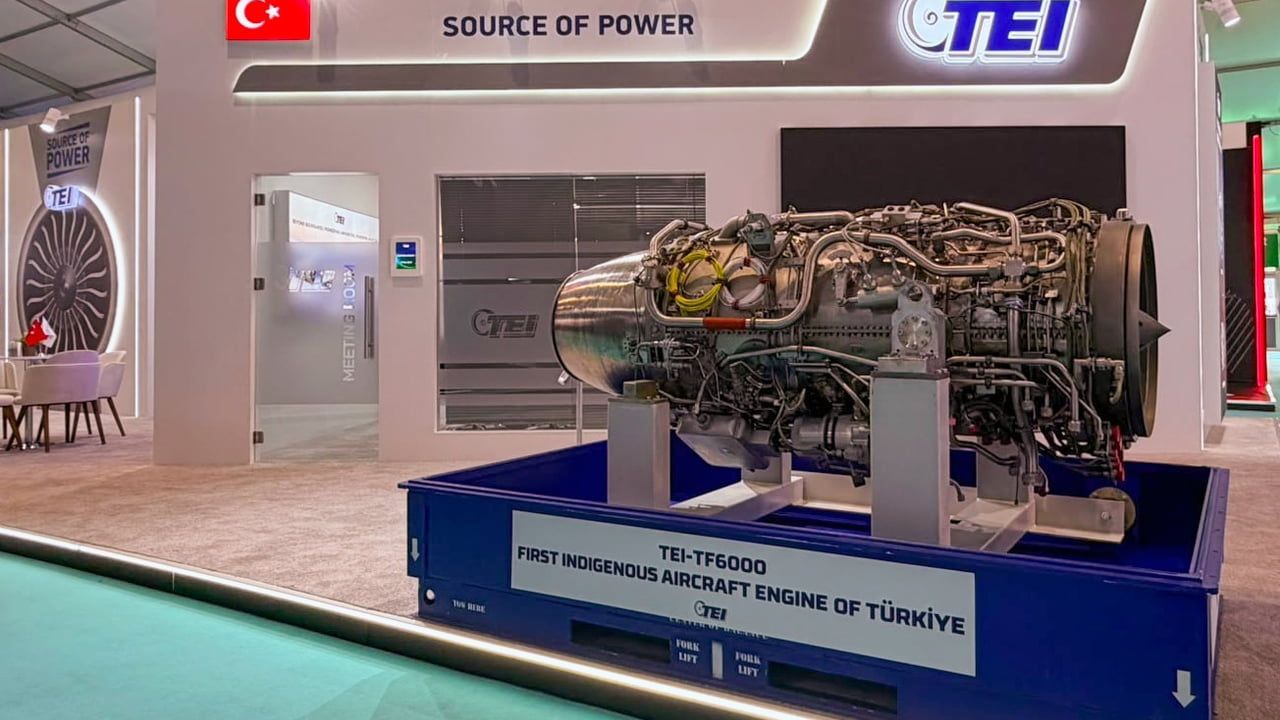 TEI Farnborough havacılık fuarı'nda millî motorlarını sergiliyor