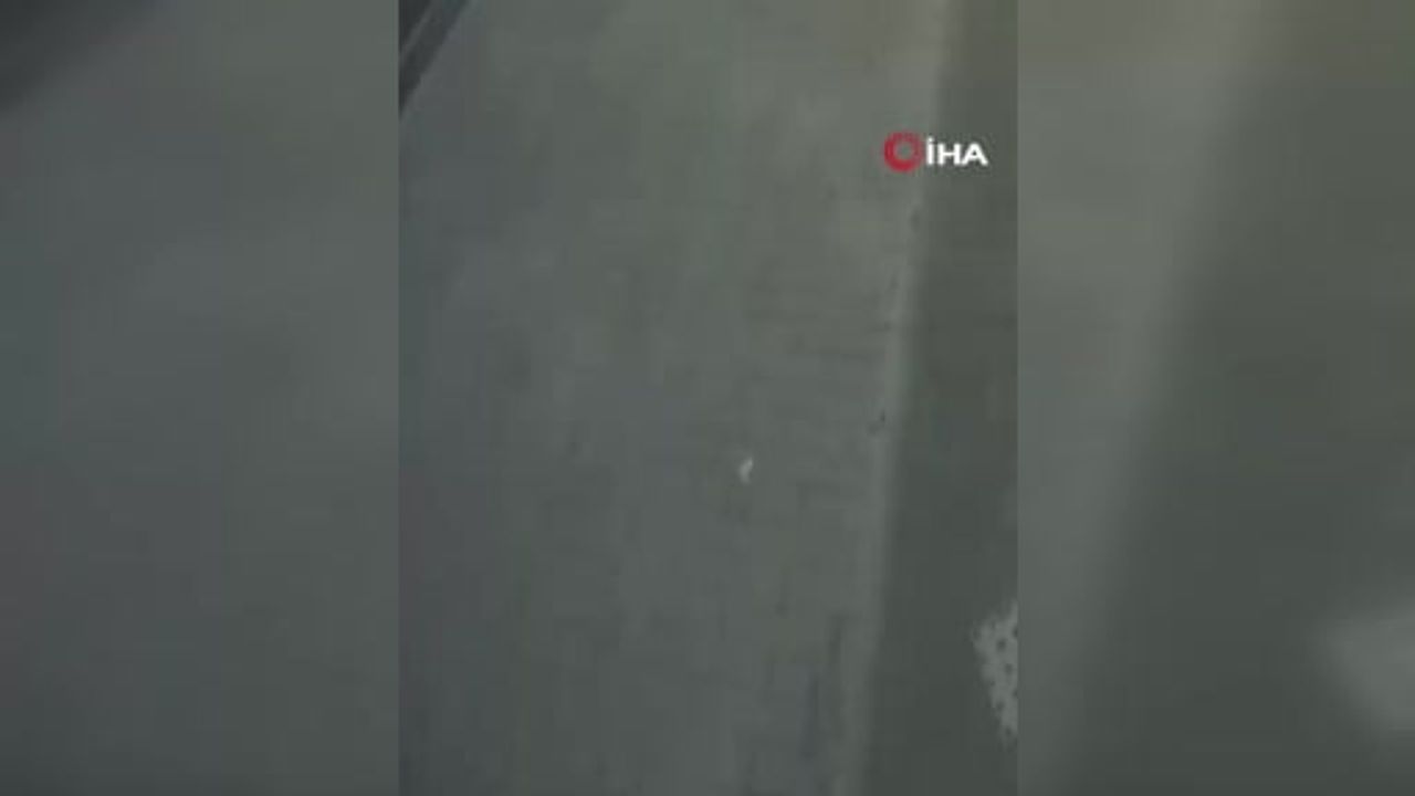 Tek bileğine kelepçeyle kaçan şüphelinin kovalamacası Söke'de kamerada