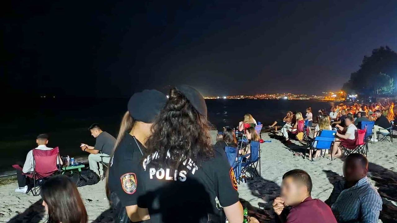 Tekirdağ'da drone destekli sahil denetimi: 800 kişinin GBT sorgulandı