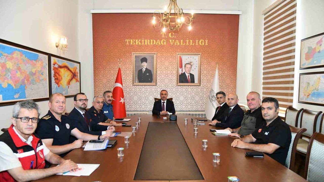 Tekirdağ'da orman yangınlarına karşı il çapında seferberlik