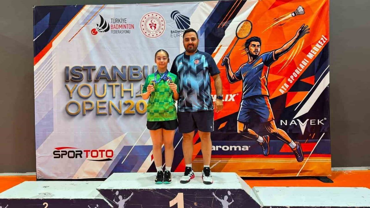Tekirdağlı milli badmintoncudan altın ve bronz madalya