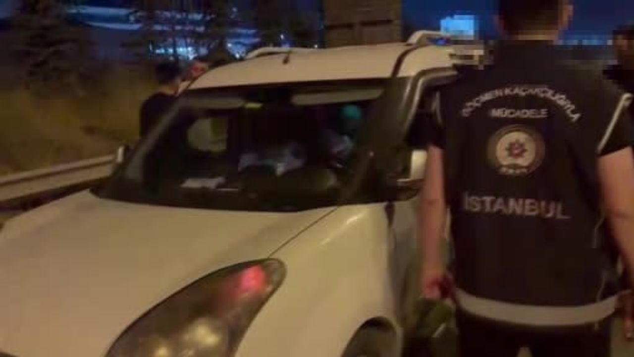 Tem otoyolu'nda 10 düzensiz göçmen yakalandı: organizatör tutuklandı