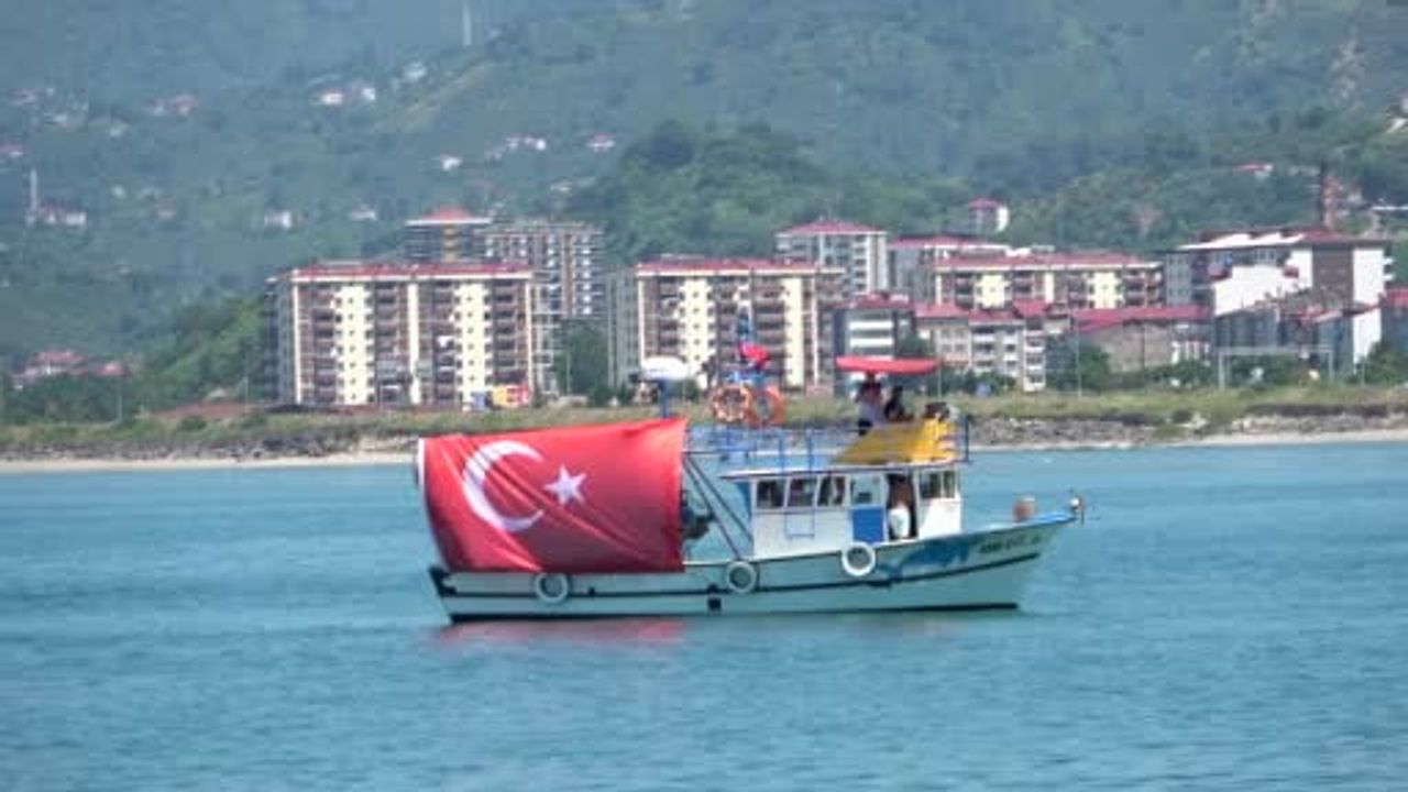 Tirebolu'da 1 Temmuz kabotaj bayramı kutlandı