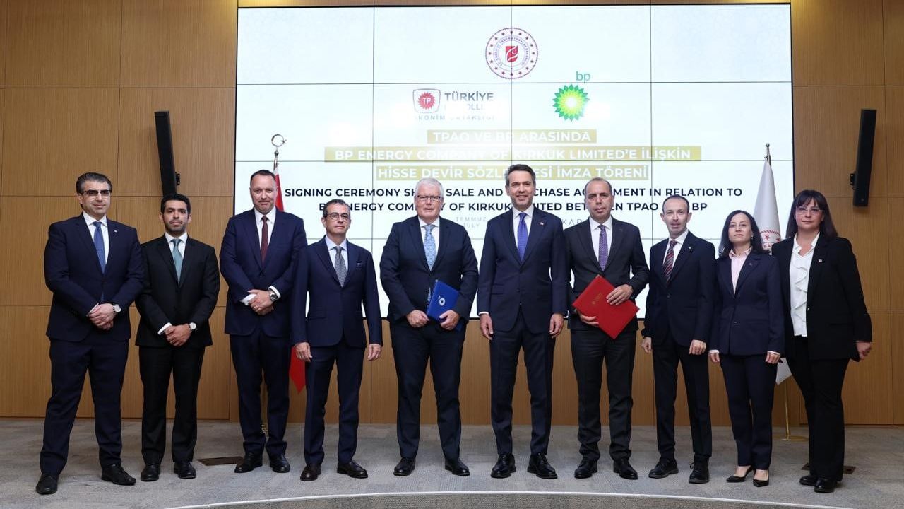 TPAO BP ECKL ile Kerkük sahalarında yüzde 15 hisseye ortak oldu