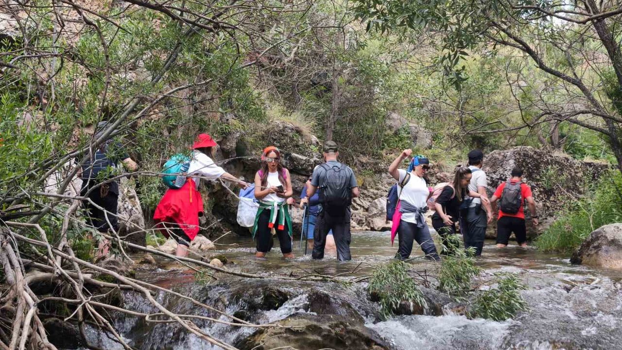 Trabzonlu doğaseverler Yılanlı kanyonun saklı güzelliklerini keşfetti