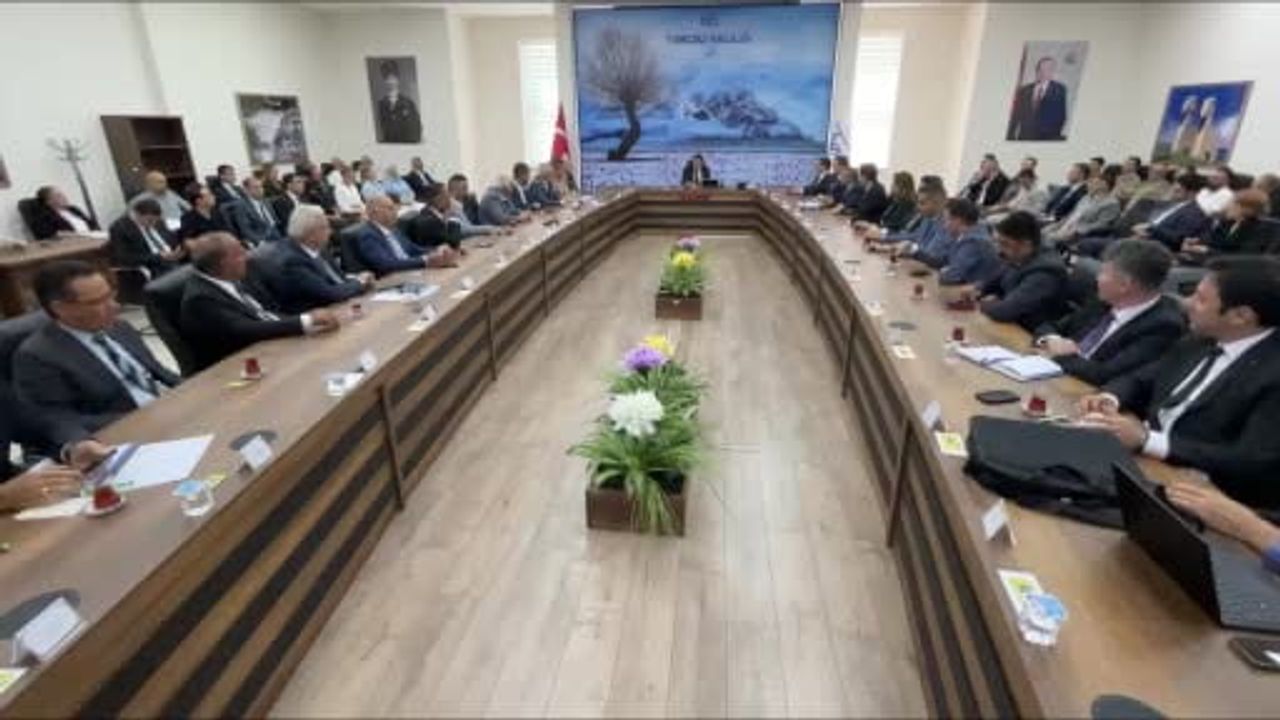 Tunceli'de yatırımların 2026 rotası belirlendi