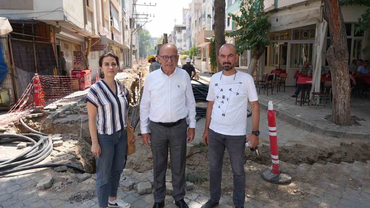 Turgutlu'da altyapı seferberliği mahalle mahalle sürüyor