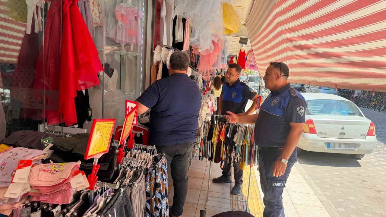 Turgutlu’da yol ve kaldırım işgallerine ortak denetim