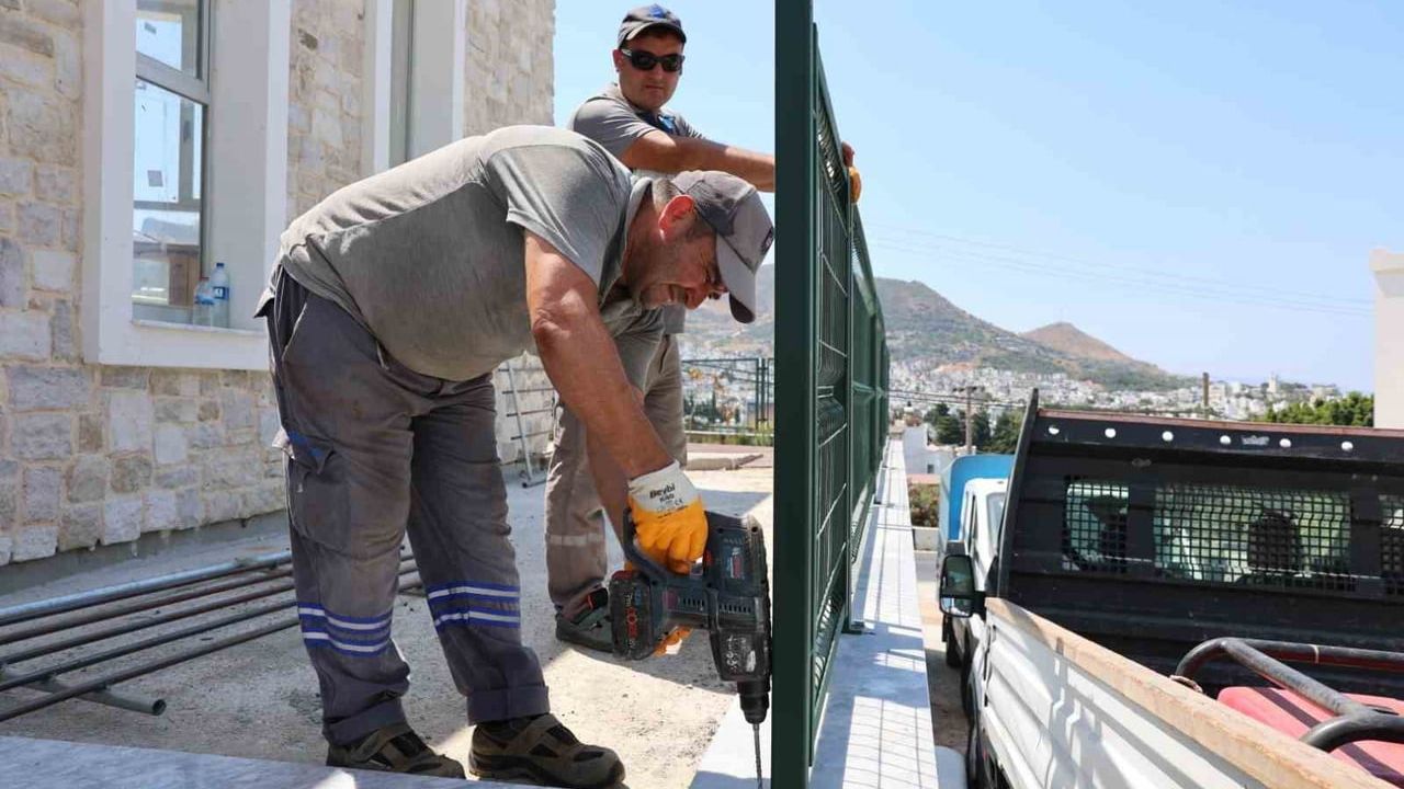 Turgutreis'te saadet canbaz anaokulunda açılışa son hazırlıklar