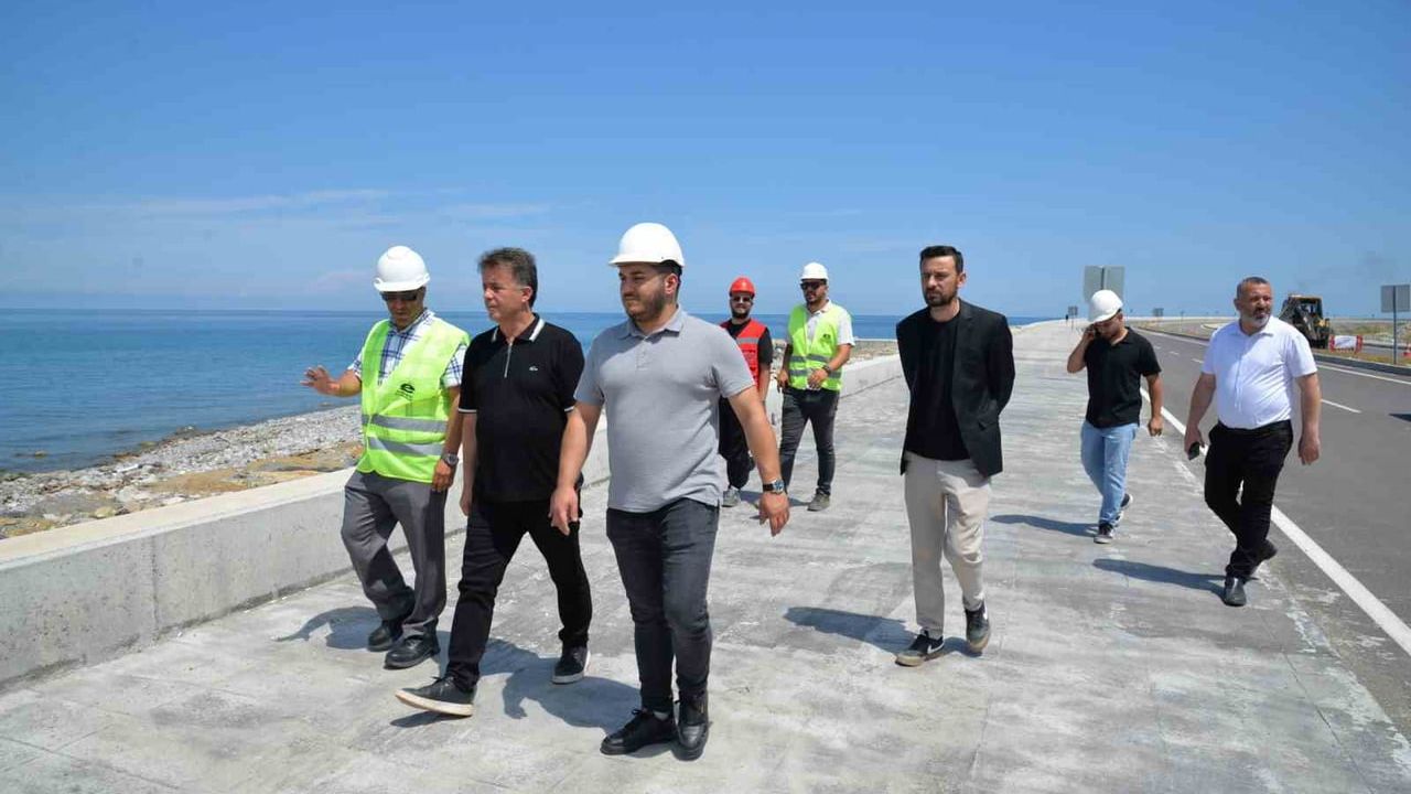 Türkeli çevre yolu aydınlatma projesi başladı