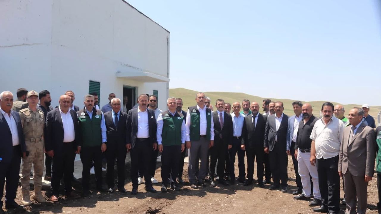 Tutak'a 300 ton kapasiteli içme suyu deposu hizmete açıldı