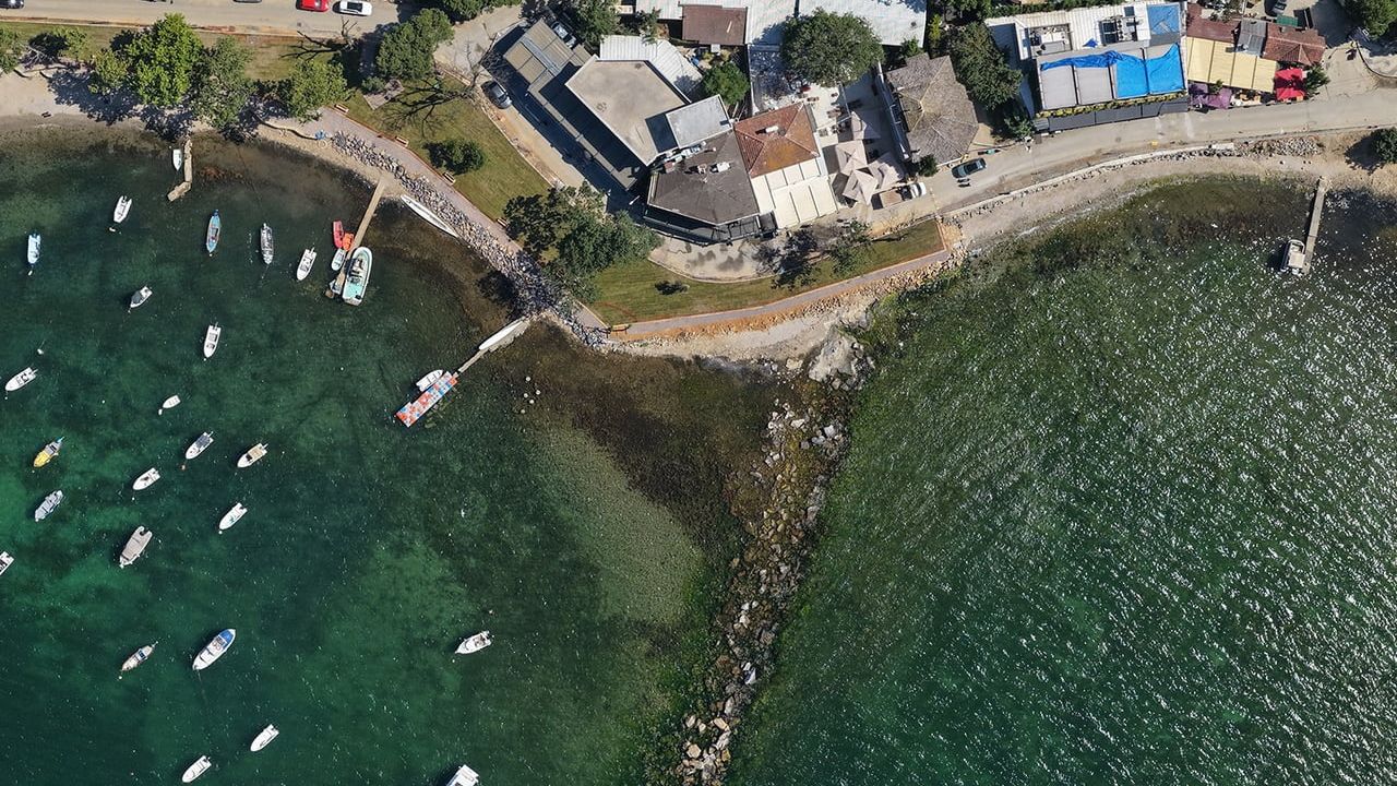 Tuzla'da antik mendirek gün yüzüne çıkıyor