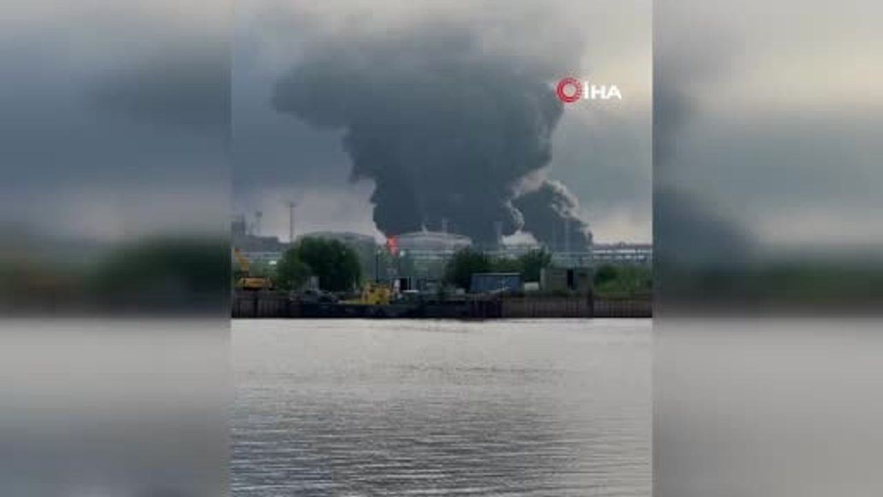 Ukrayna, St. Petersburg’daki petrol terminalini dronla hedef aldı