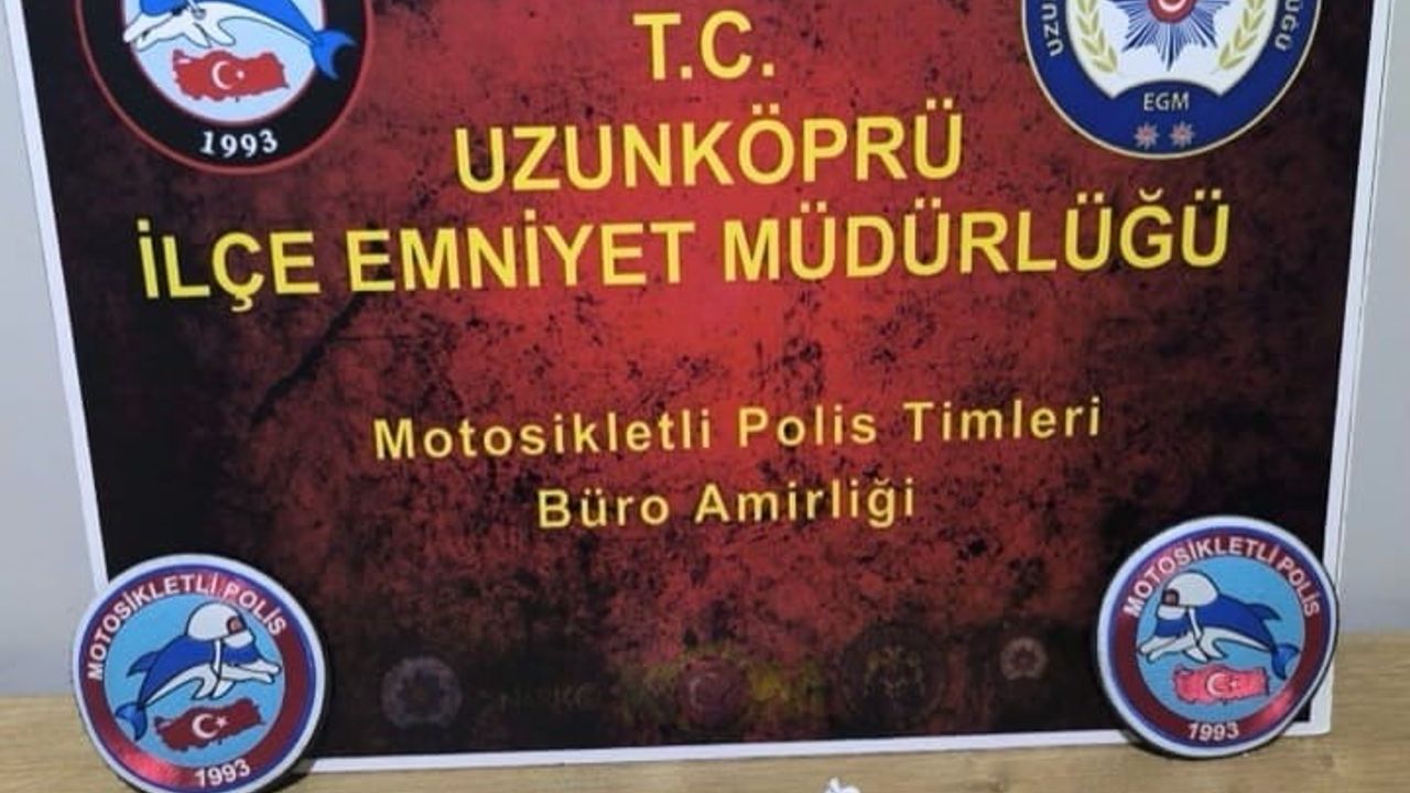 Uzunköprü’de Yunus timlerinin denetiminde uyuşturucu ele geçirildi