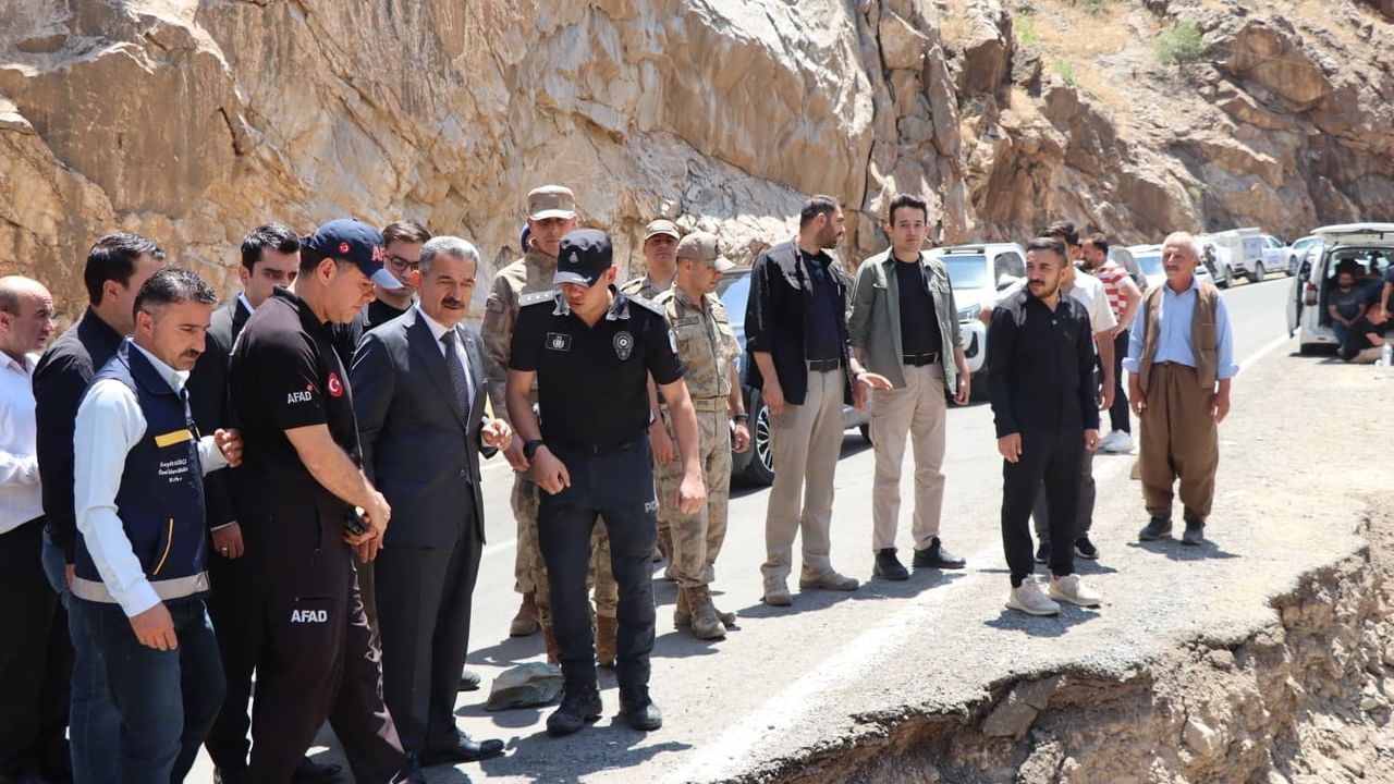 Vali Ekici, Habur Çayı’ndaki arama çalışmalarını inceledi