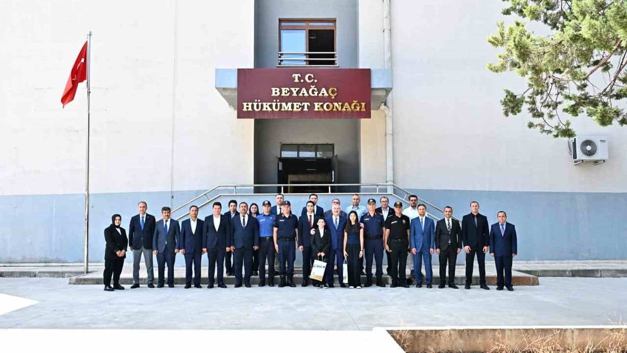 Vali Köşger Beyağaç'ta yatırımları, güvenliği ve turizmi yerinde değerlendirdi