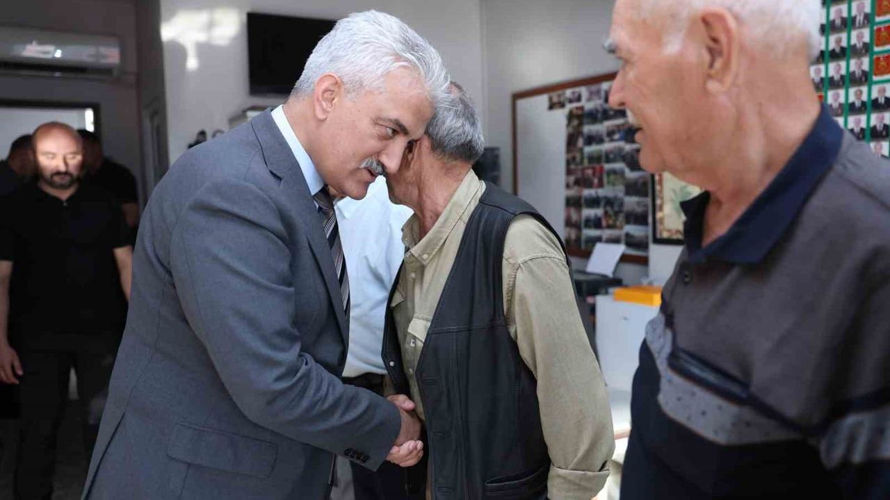 Vali Mehmet Makas'tan gazilere anlamlı ziyaret