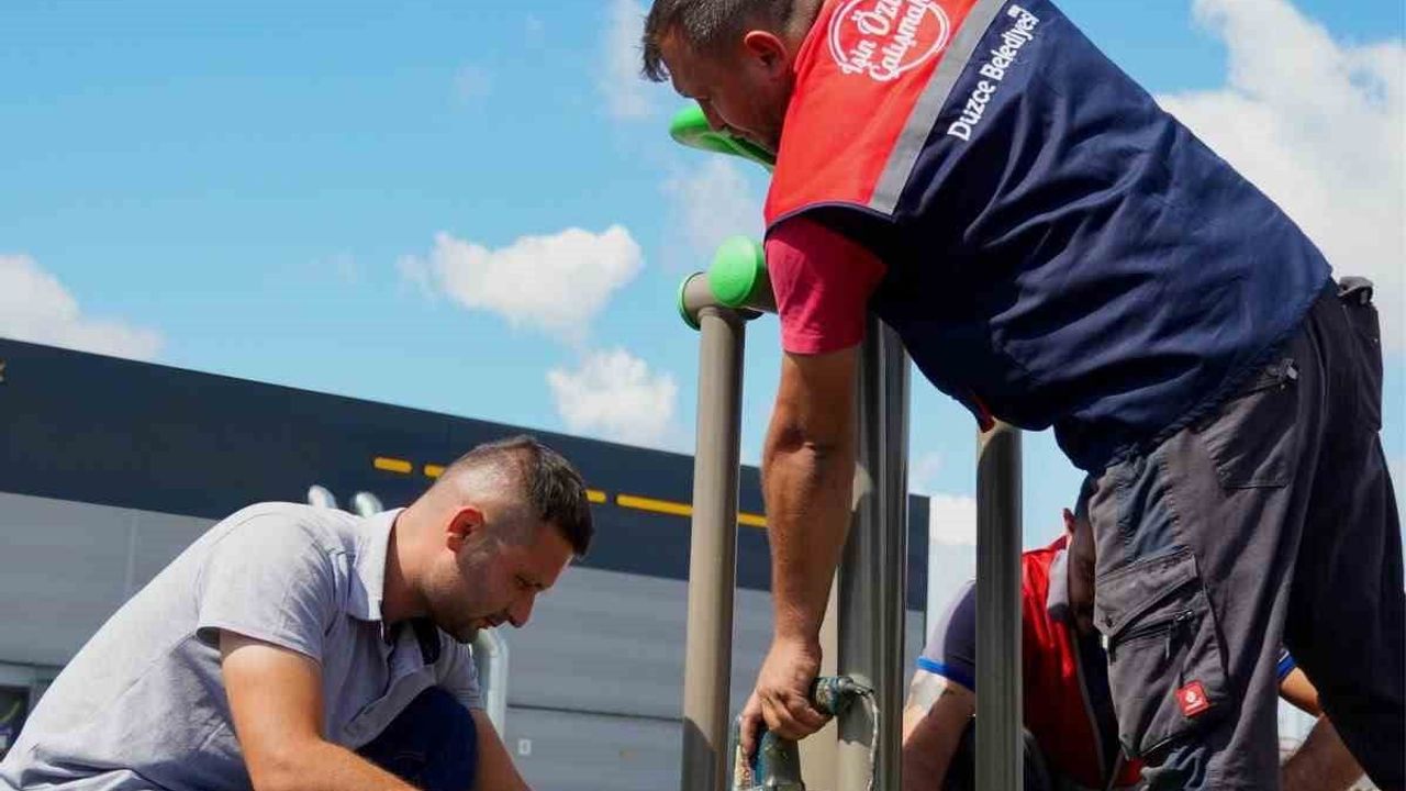 Vatandaşın talebiyle Mergiç Mahallesi'ne yeni park kazandırıldı
