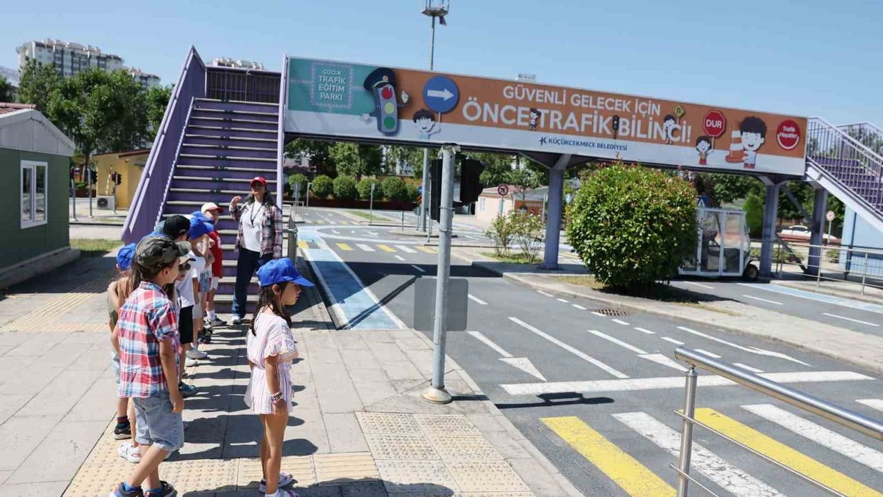 Yaz dönemi çocuk trafik eğitimleri başladı