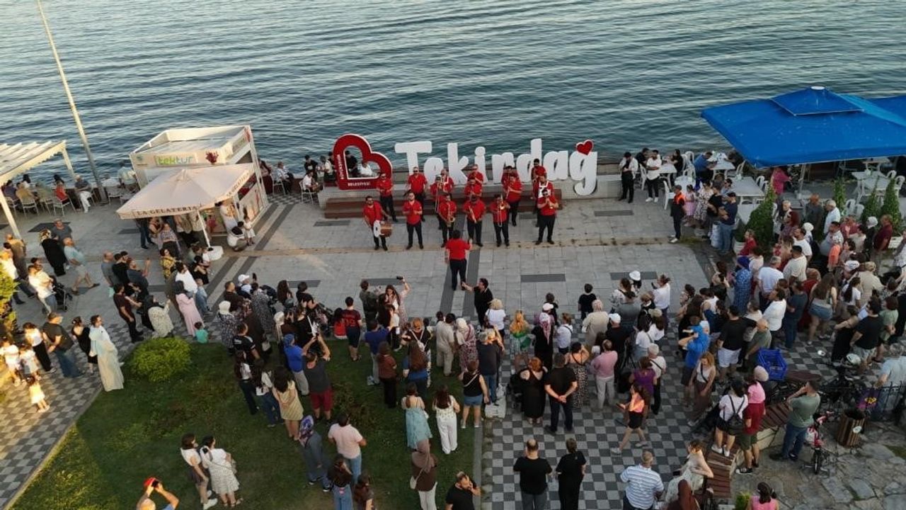 Yaz konserleri Tekirdağ ilçelerine müzik coşkusu taşıyor