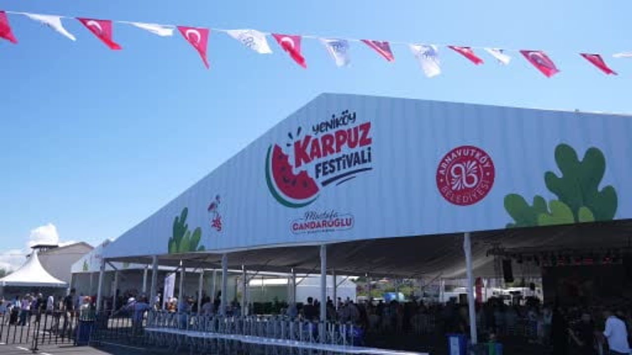 Yeniköy karpuz şenliği Arnavutköy'ün tarım ve lezzet kimliğini öne çıkardı