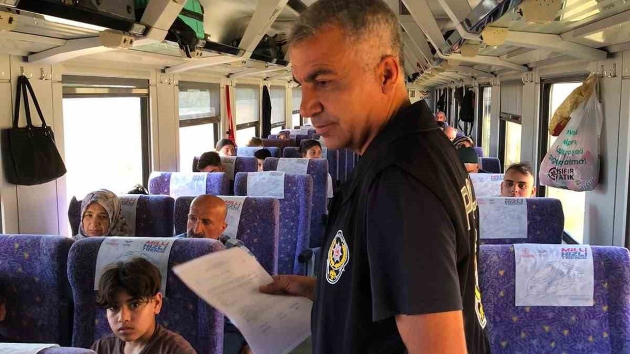 Yerköy'den geçen 'Doğu Ekspresi'nde 81 yolcu sorgulandı