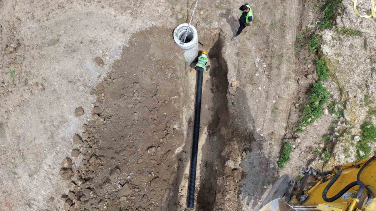 Yeşilli Bülbül Mahallesi modern atık su altyapısına kavuştu